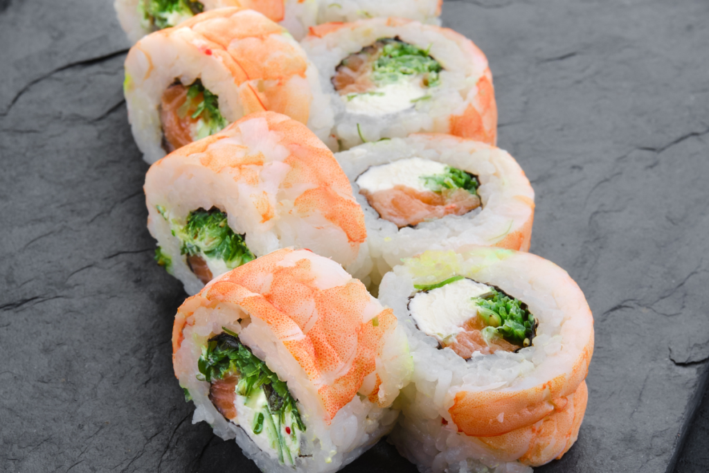 Shrimp and Cheese Shabu-Shabu Lettuce Rolls