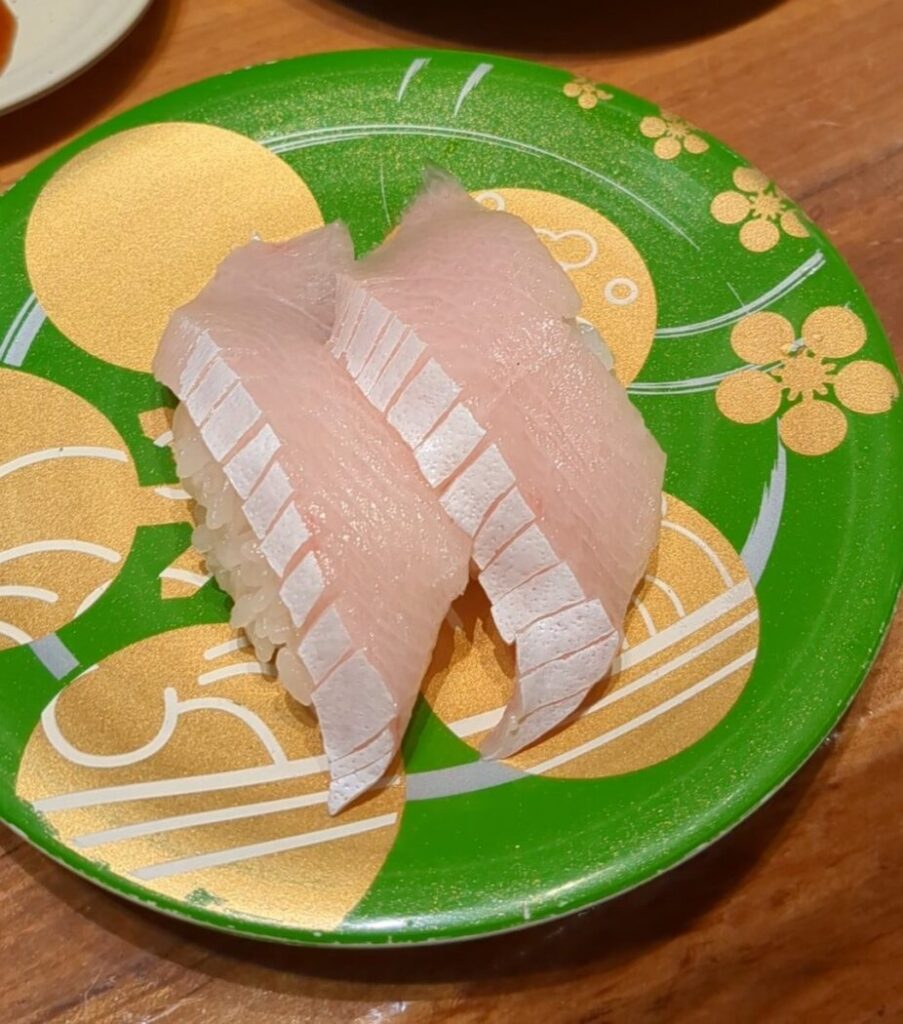 morimori sushi Kanazawa Yellowtail and fatty tuna