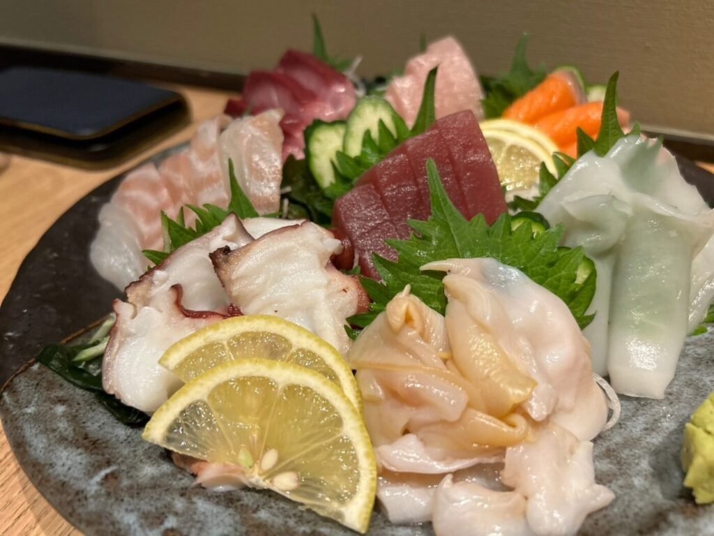 Genpachi Sendo nakameguro sashimi